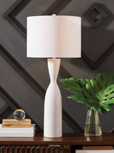Warmstead Furniture - Ashley Furniture - Davinford Lighting - Poly Table Lamp (1/CN) / White - L236004